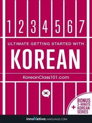 cover image of Ultimate Getting Started with Korean